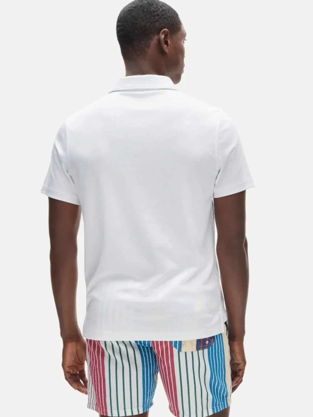 J crew white Polo shirt in Pima cotton